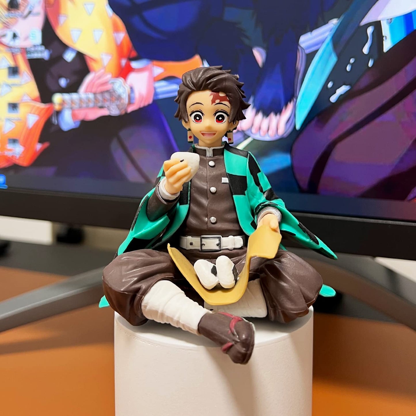 Demon Slayer Tanjiro Noodle Stopper Eating figure by SEGA