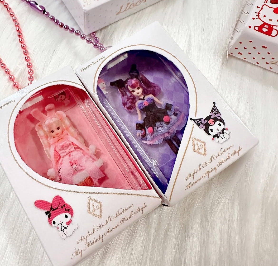 Sanrio x Licca-Chan Doll Gashapon Keychain