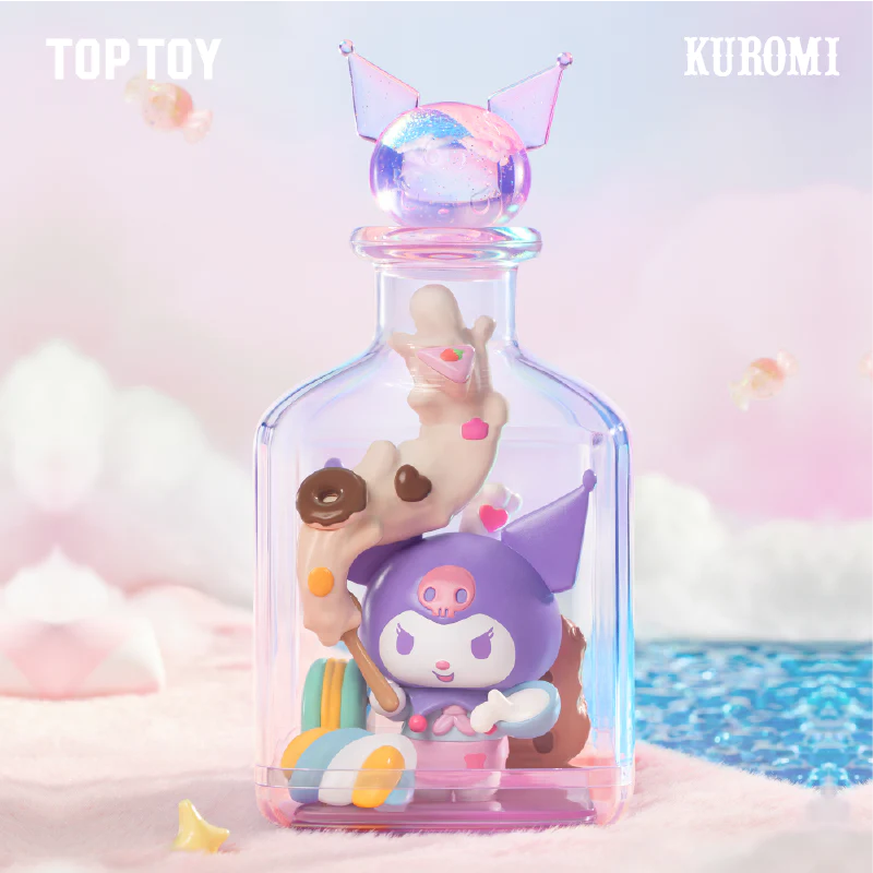 Sanrio Kuromi Wishing Bottle Blind Box by Toptoy