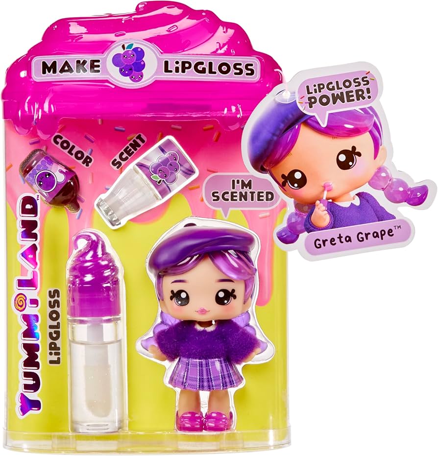 Yummiland Lip Gloss Doll Greta Grape