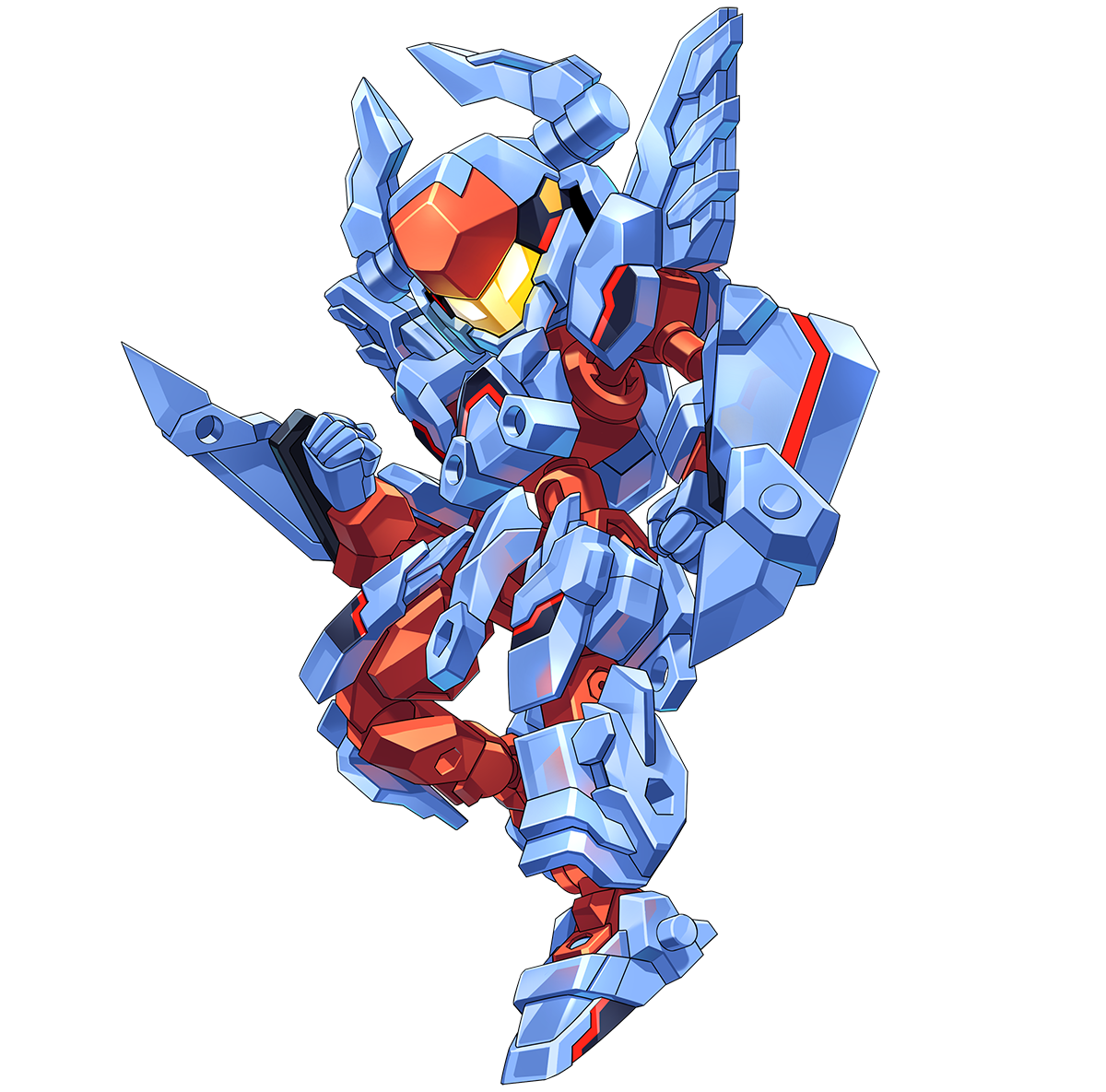 Animagear DE03 Gundam Mecha set of 10 by BANDAI