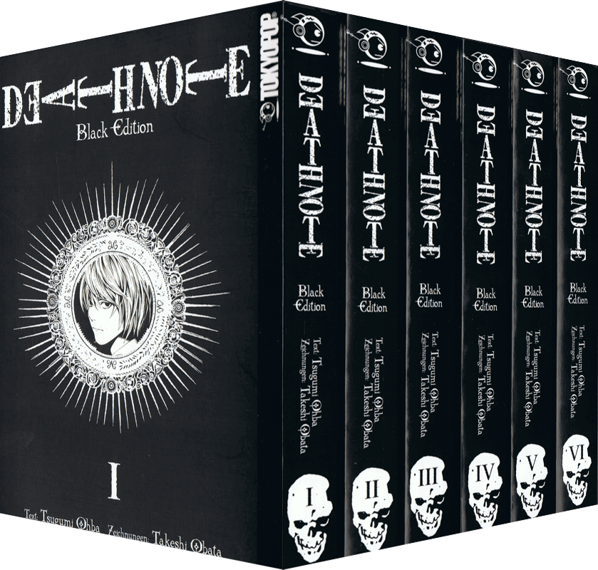 Death Note Black Editions 1-6 Complete English – Tsukimi.co