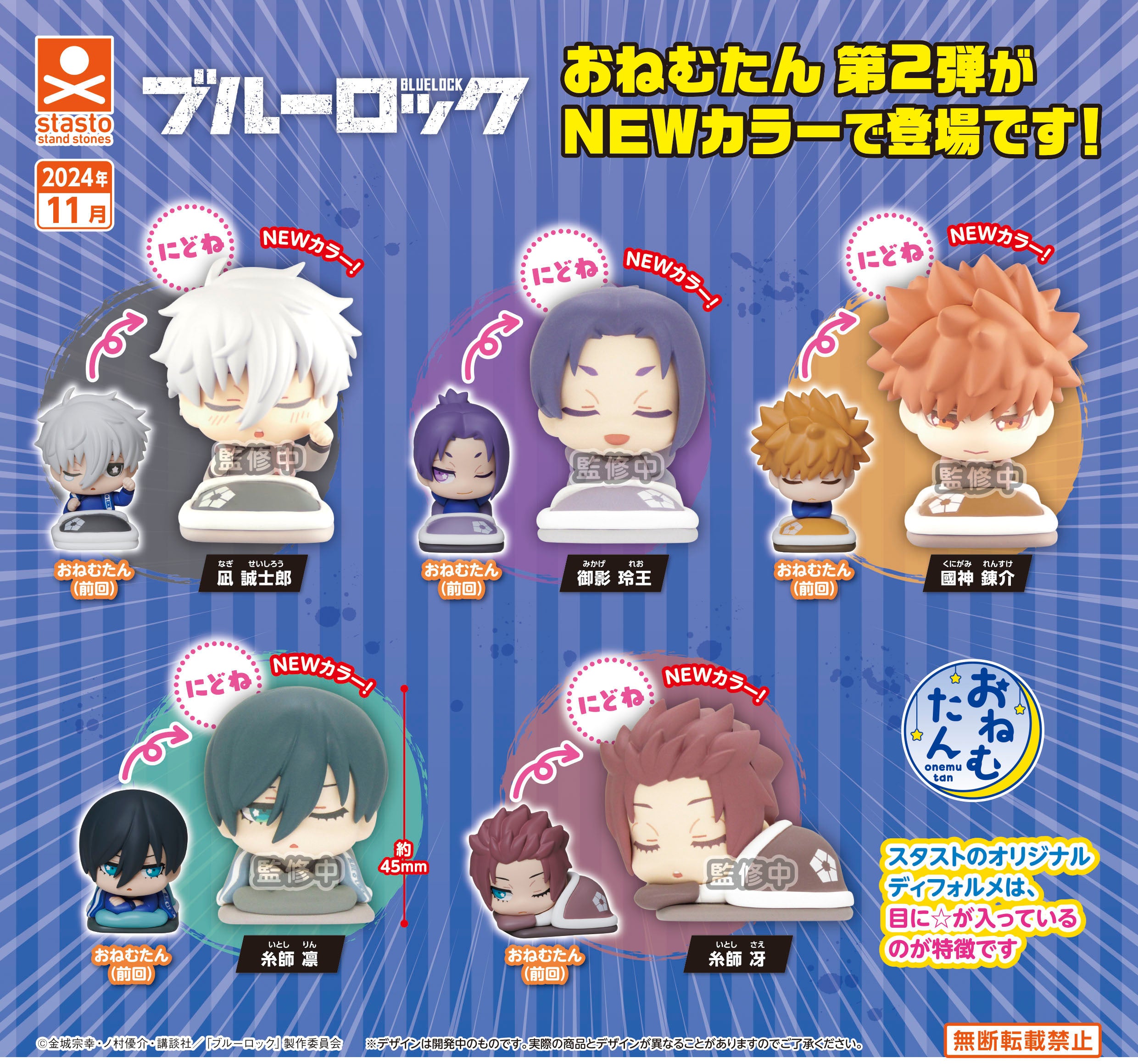 Blue Lock Onemutan Character Mascot Mini Figure Vol 2
