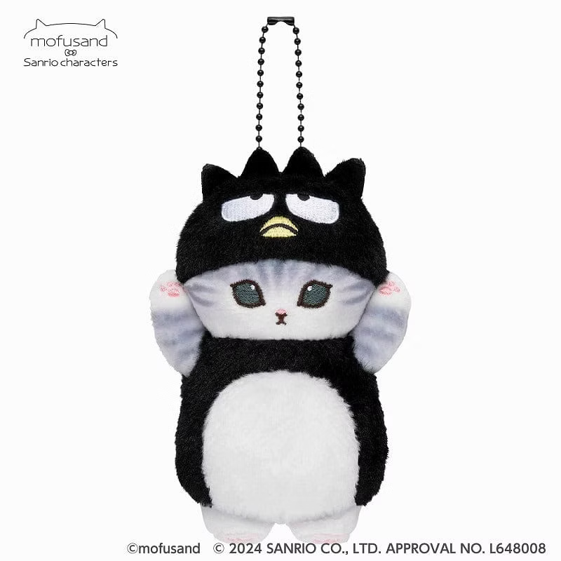 Sanrio x Mofusand Badtz-Maru Plush Keychain