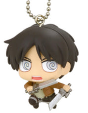 Attack on Titan Shingeki no Kyojin Vol 1 Deformed Figure Gashapon Keychains RARE