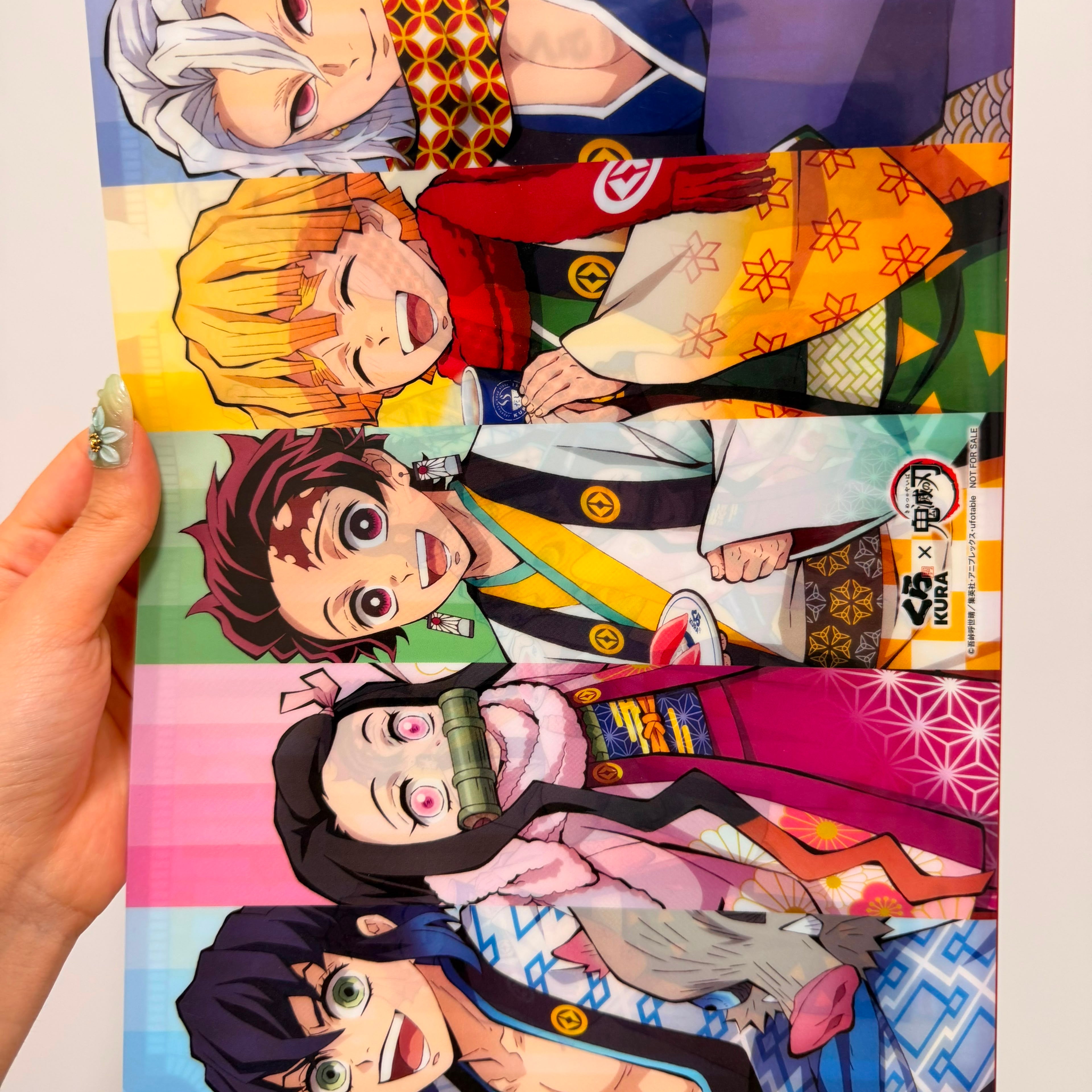 Demon Slayer x Kura Sushi Official A4 Folder