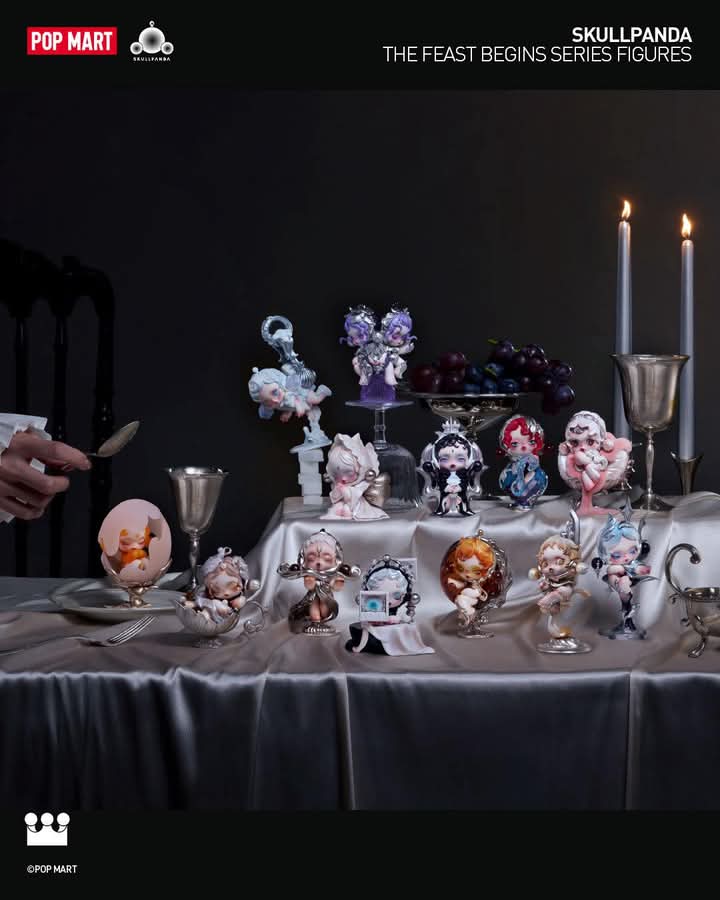 Skullpanda The Feast Begins Series 2025 Blind Box Figures by POPMART