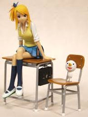 Sunday x Magazine 50th Anniversary Collaboration Figure Set: St. Sunmaga Academy 3rd Period Lucy Heartfilia RARE
