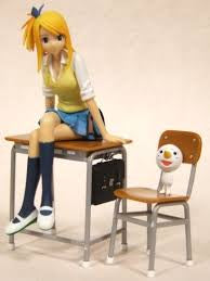 Sunday x Magazine 50th Anniversary Collaboration Figure Set: St. Sunmaga Academy 3rd Period Lucy Heartfilia RARE