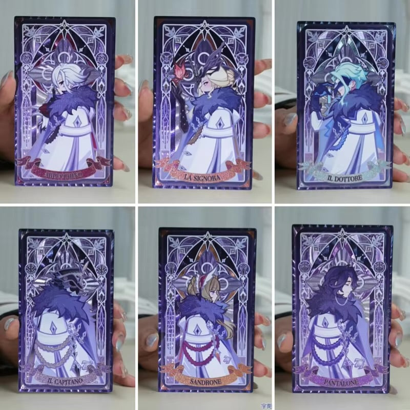 Genshin Impact Official Harbingers Collector Display Card Blind Bag (1 Random Character)