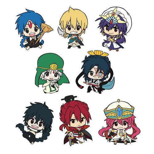 Magi the Labyrinth Of Magic Rubber Mascot Keychain Gashapon RARE