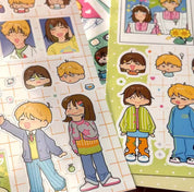 Skip and Loafer Sticker Sheets