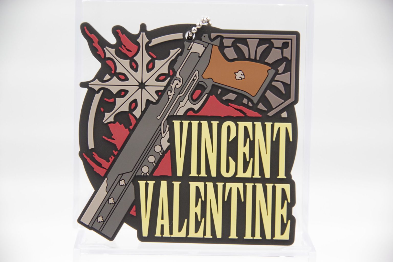 Final Fantasy VII Rebirth Ichiban Kuji Vincent Valentine Rubber Key Chain Square Enix