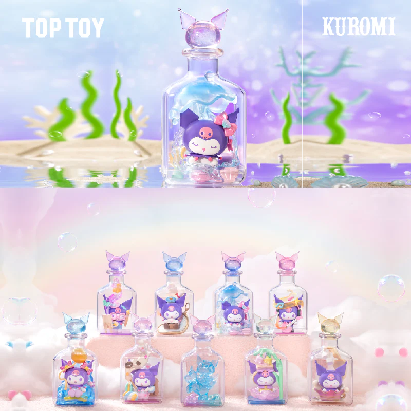 Sanrio Kuromi Wishing Bottle Blind Box by Toptoy