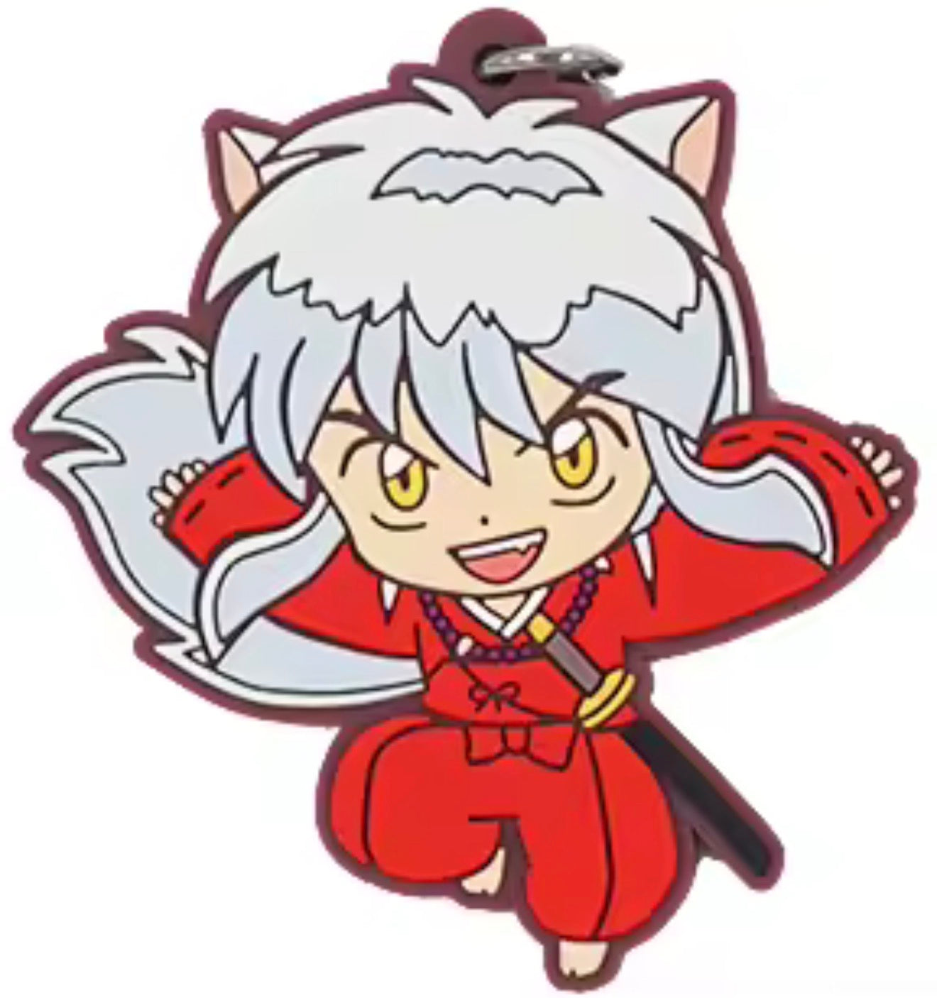 Inuyasha 2020 Gashapon Rubber Mascot Keychain