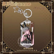 Alien Stage Bunny Themed Acrylic Star Keychain