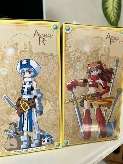Shin Seiki Evangelion Souryuu Rei and Asuka Langley - EX Figure 2007 Adventure Set (RARE)