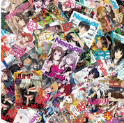 Retro Anime Mini Poster Stickers (5 random pieces)