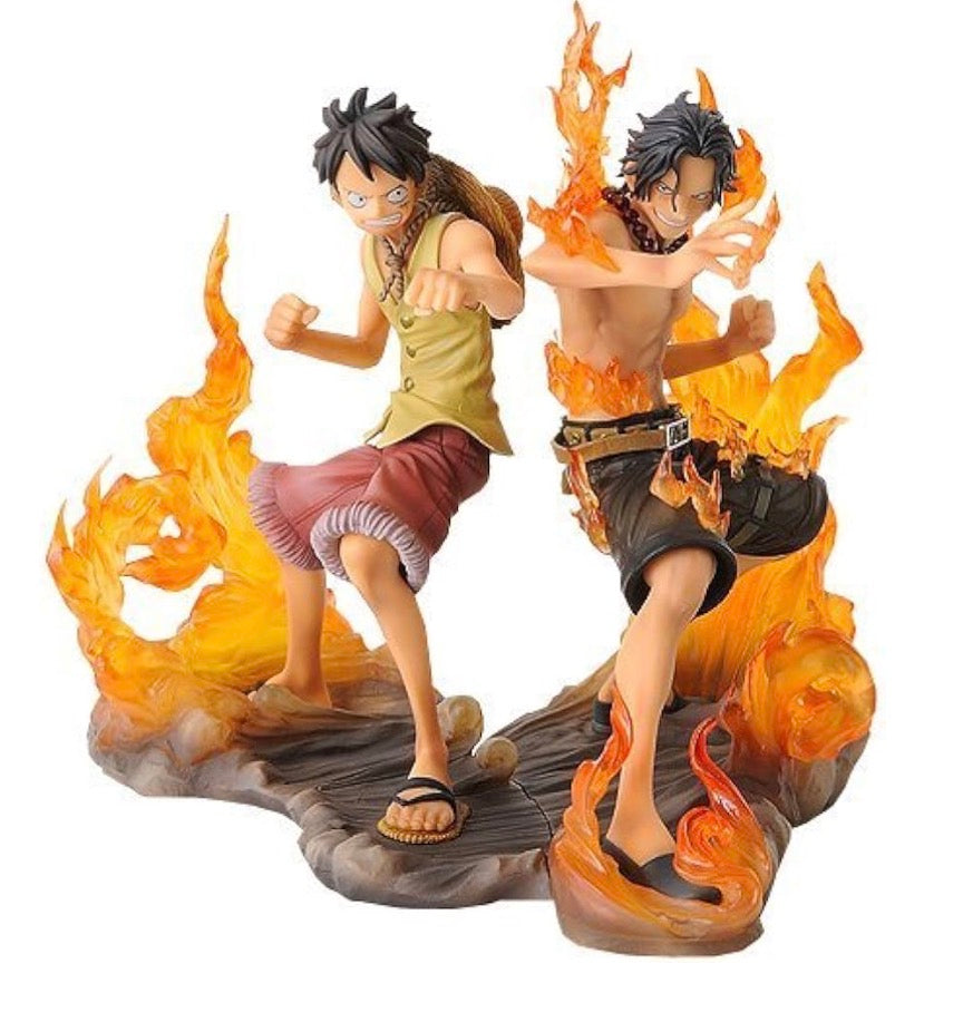 NO BOX One Piece Luffy and Ace DX Brotherhood Figure Set of 2 By Bandai JP