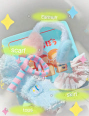 Plush Doll Clothes fits Labubu/skullpanda/lila etc