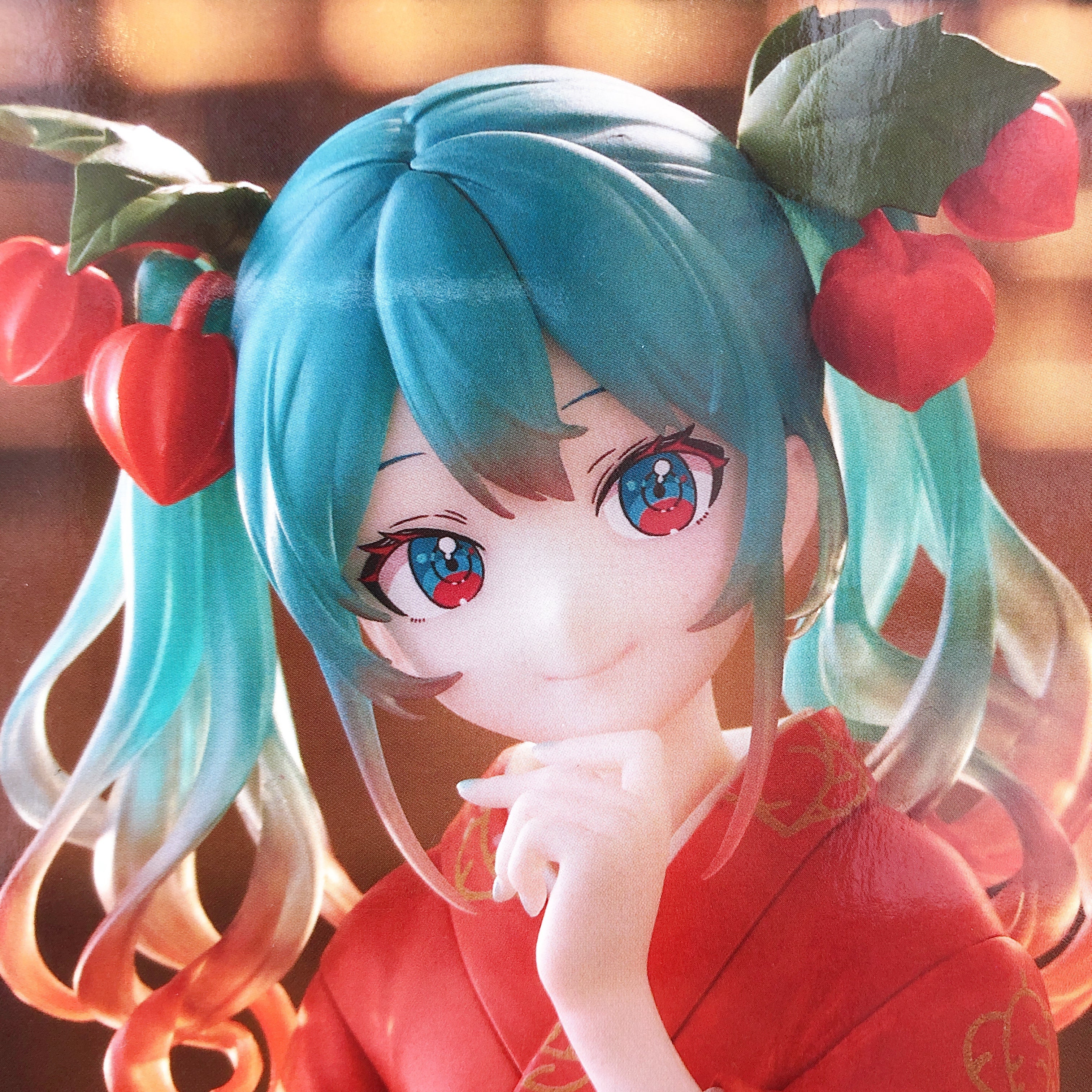Vocaloid Hatsune Miku Flower Fairy Winter Cherry Noodle Stopper Figure by Furyu