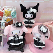 Sanrio Sister's Outfit Tea Day Blindbox My Melody Kuromi My Sweet Piano Plush Keychains by Toptoy