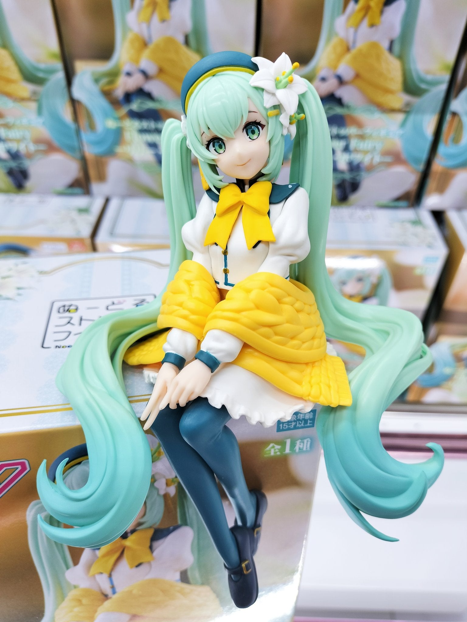 Vocaloid Hatsune Miku Flower Fairy Lily White Ver. Noodle Stopper Figure by Furyu