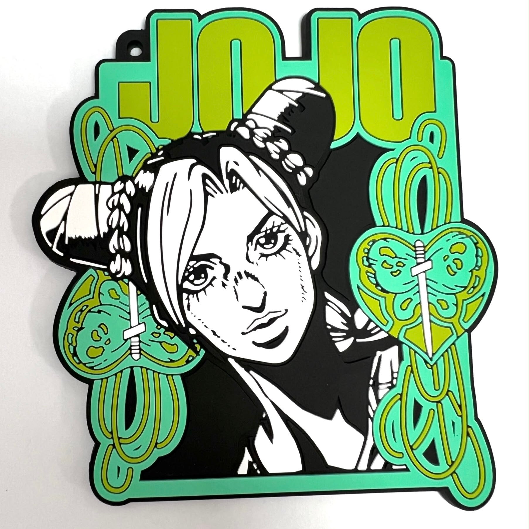 JoJo’s Bizarre Adventure Jolyne Cujoh rubber keychain by Bandai
