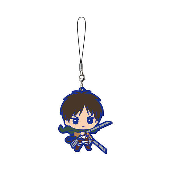 Attack on Titan Character Mascot Rubber Keychain 2018