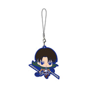 Attack on Titan Character Mascot Rubber Keychain 2018