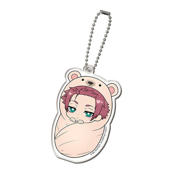 Blue Lock Okurumi Charm Character Mascot Acrylic Keychain Gashapon