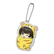 Blue Lock Okurumi Charm Character Mascot Acrylic Keychain Gashapon