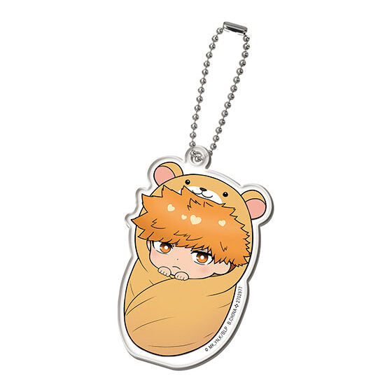 Blue Lock Okurumi Charm Character Mascot Acrylic Keychain Gashapon