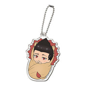 Blue Lock Okurumi Charm Character Mascot Acrylic Keychain Gashapon