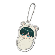 Blue Lock Okurumi Charm Character Mascot Acrylic Keychain Gashapon