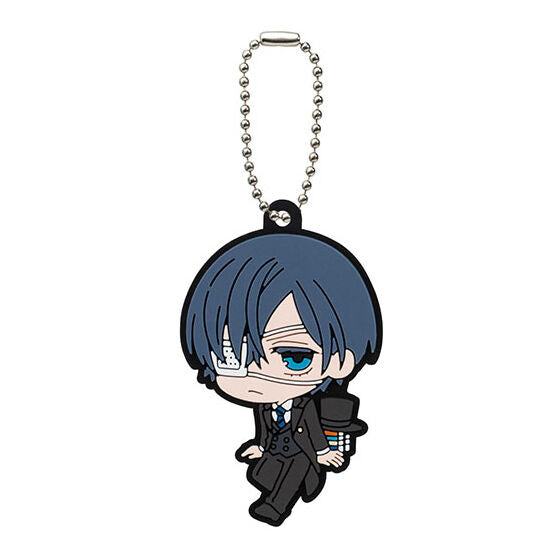 Black Butler School Arc Rubber Keychain Kuroshitsuji