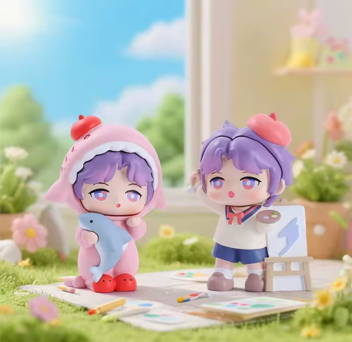 Love and Deepspace Party Babies Ceramic Blind Box Figures