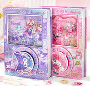 Sanrio Shaker Notebooks My Melody and Kuromi