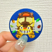 Studi Ghibli Catbus embroidered pin badge JP