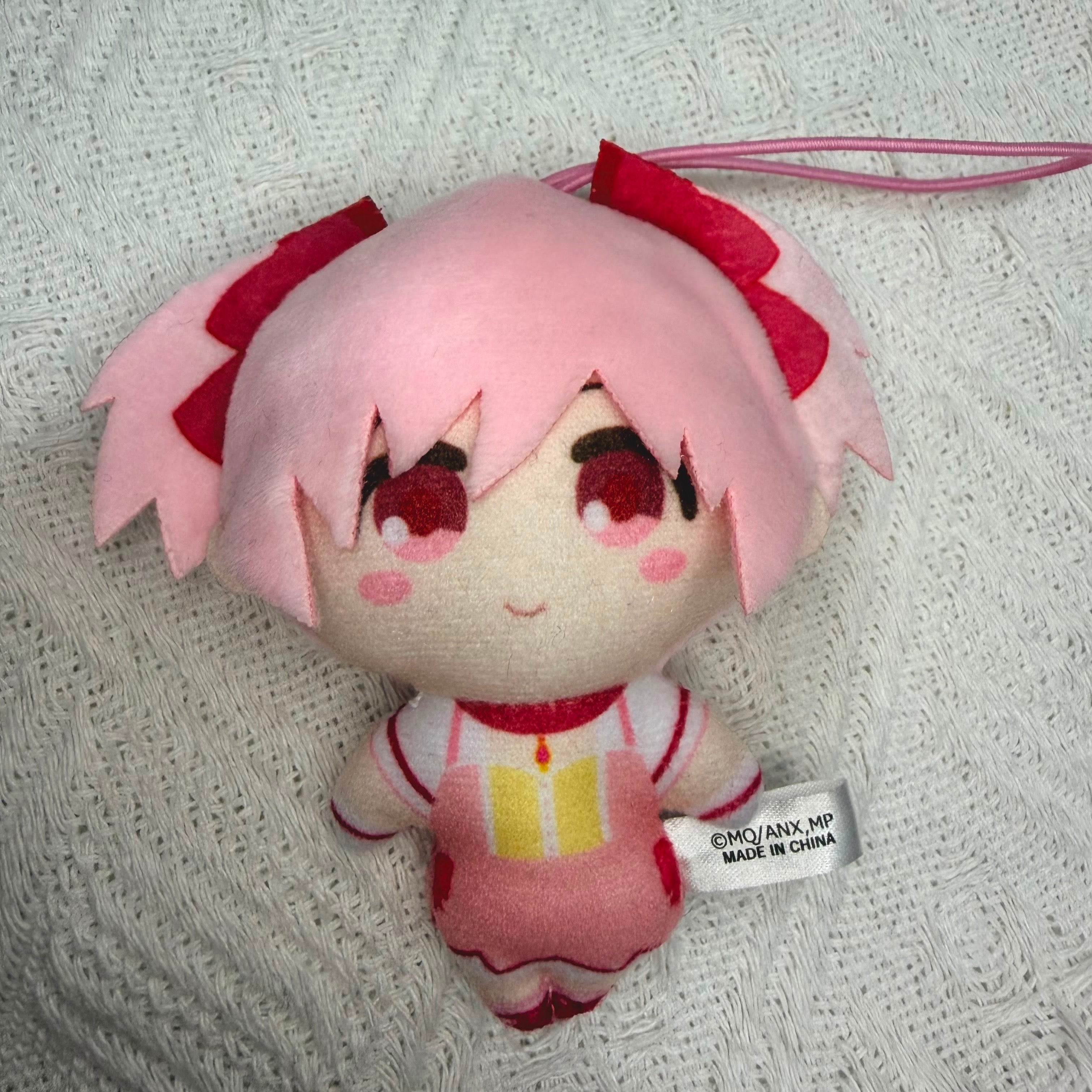 Puella Magi Madoka Magica Kapukko Friends Madoka Kaname mini plush keychain by Aniplex