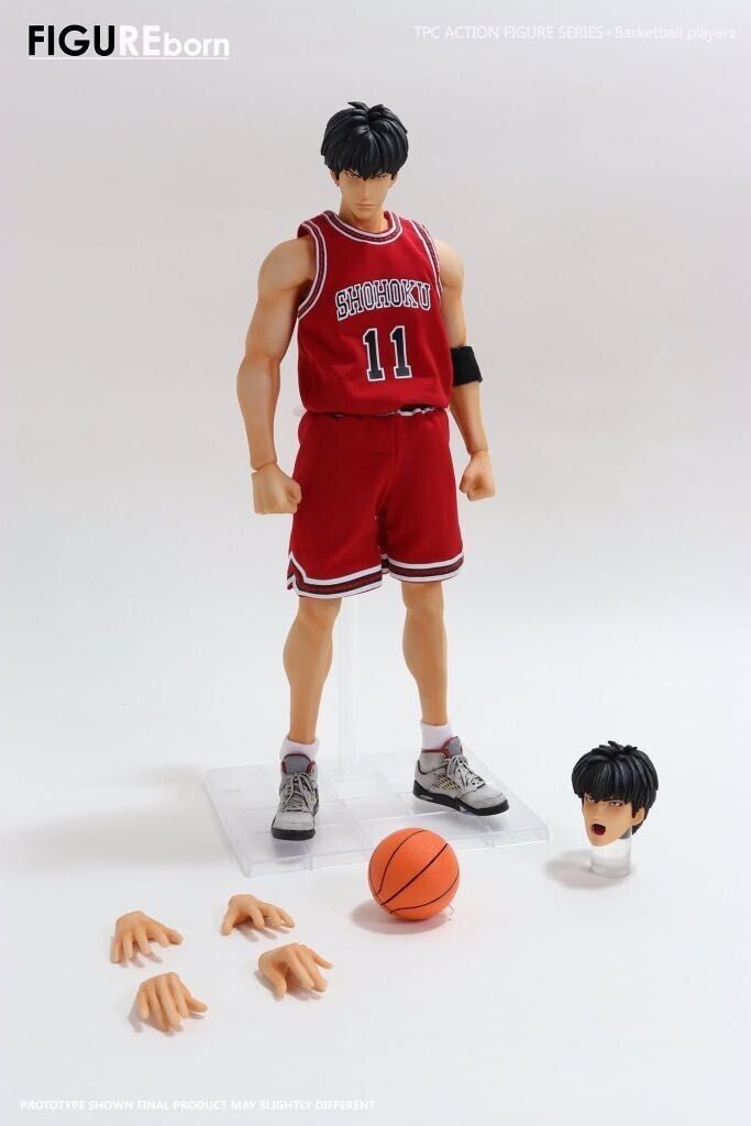 SLAM DUNK Rukawa Kaede Red Ver. Action Figure