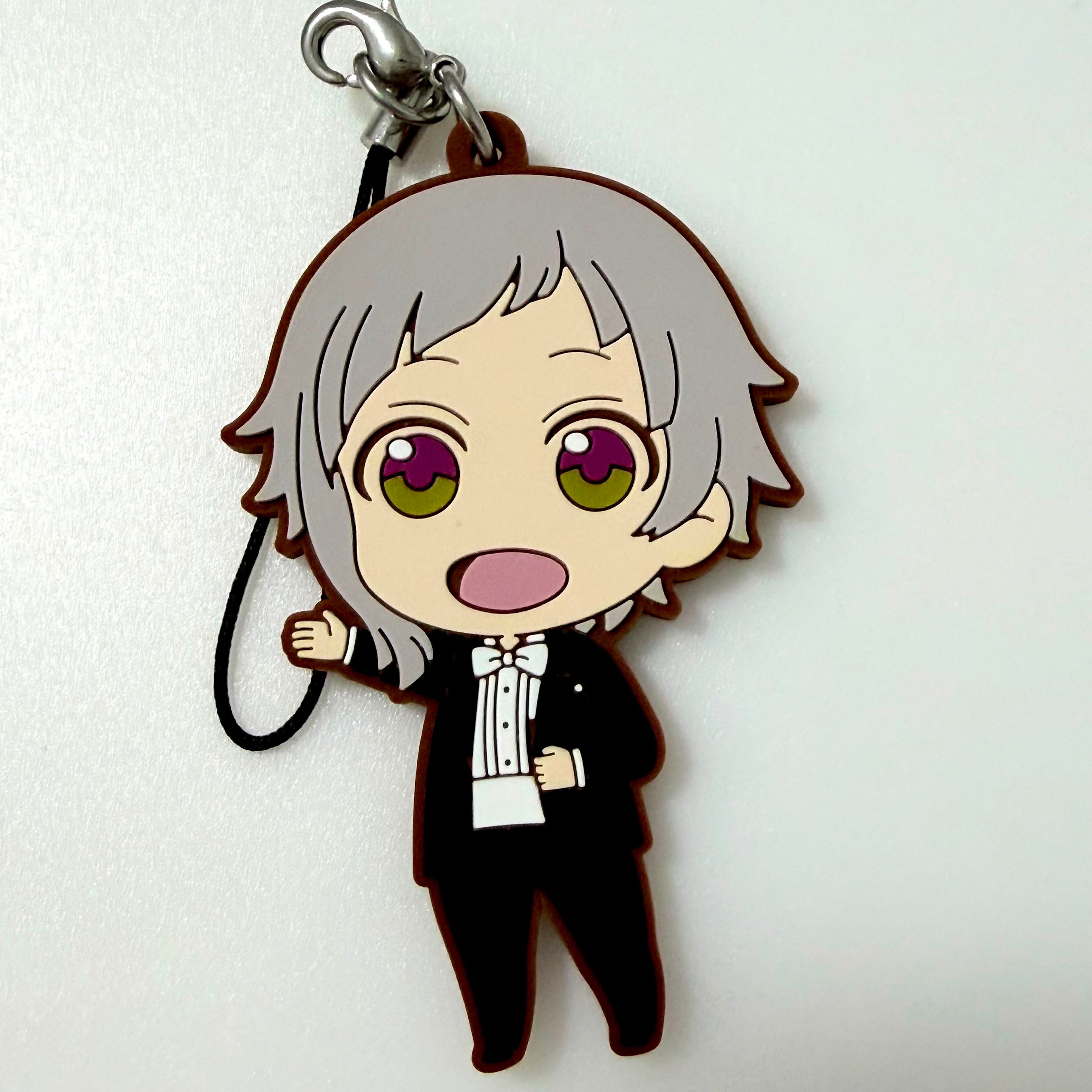 Bungo Stray Dogs Atsushi Nakiajima strap rubber keychain JP