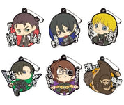 Attack on Titan The Final Season Rubber Mascot Gashapon Keychain With Taglines