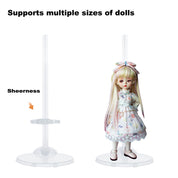 Transparent Doll Stand