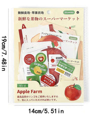 Japanese Themed Laser Cut Vintage Sticker Pack (1 Random Pack)