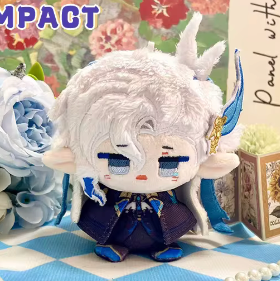 Genshin Impact Neuvillette Fanmade Plush Keychain