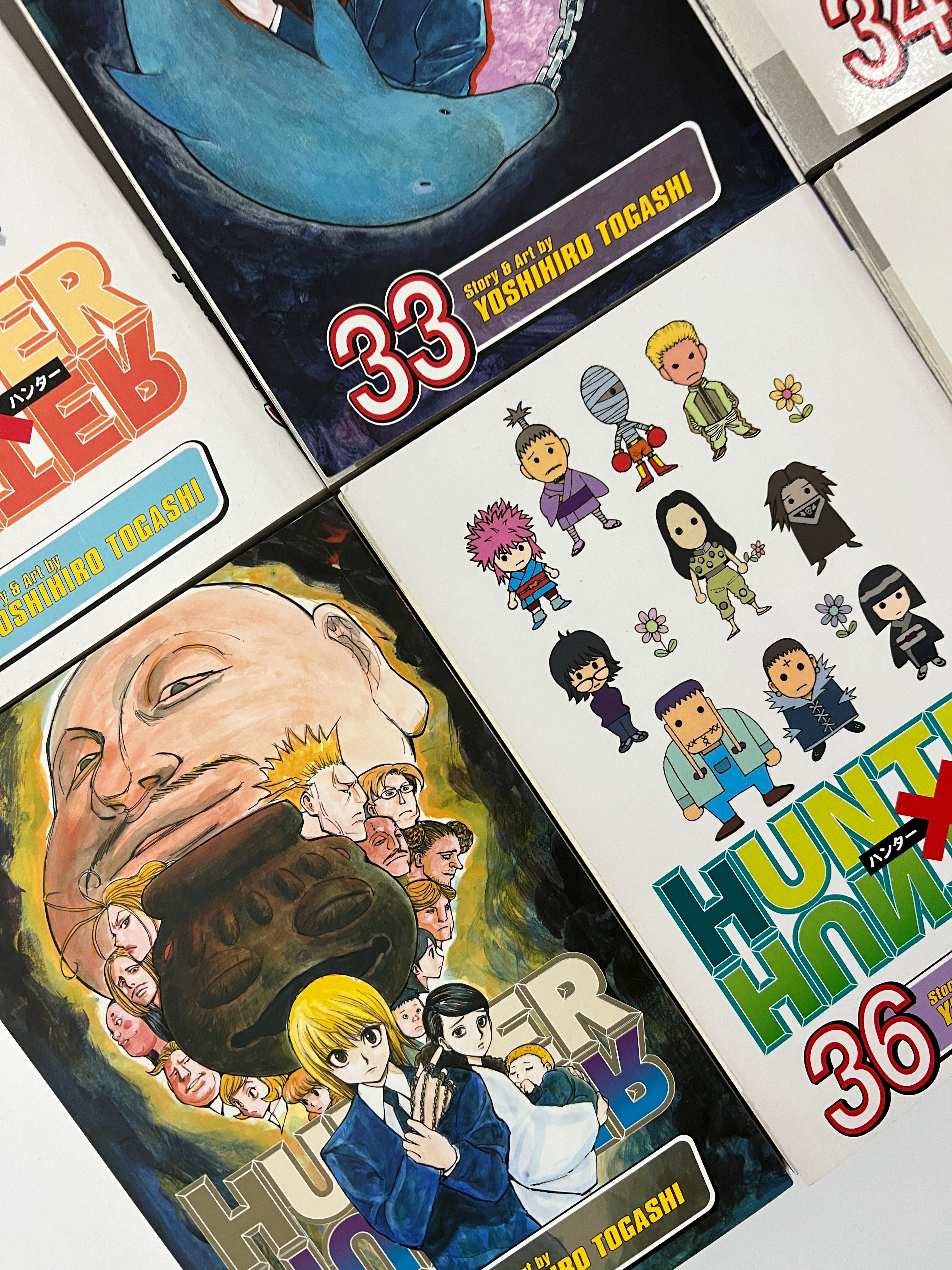 Hunter x Hunter Manga Set volumes 32-37 (RARE)