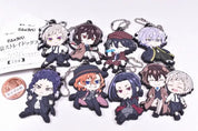 Bungo Stray Dogs Dazai Deforaba Rubber Keychain