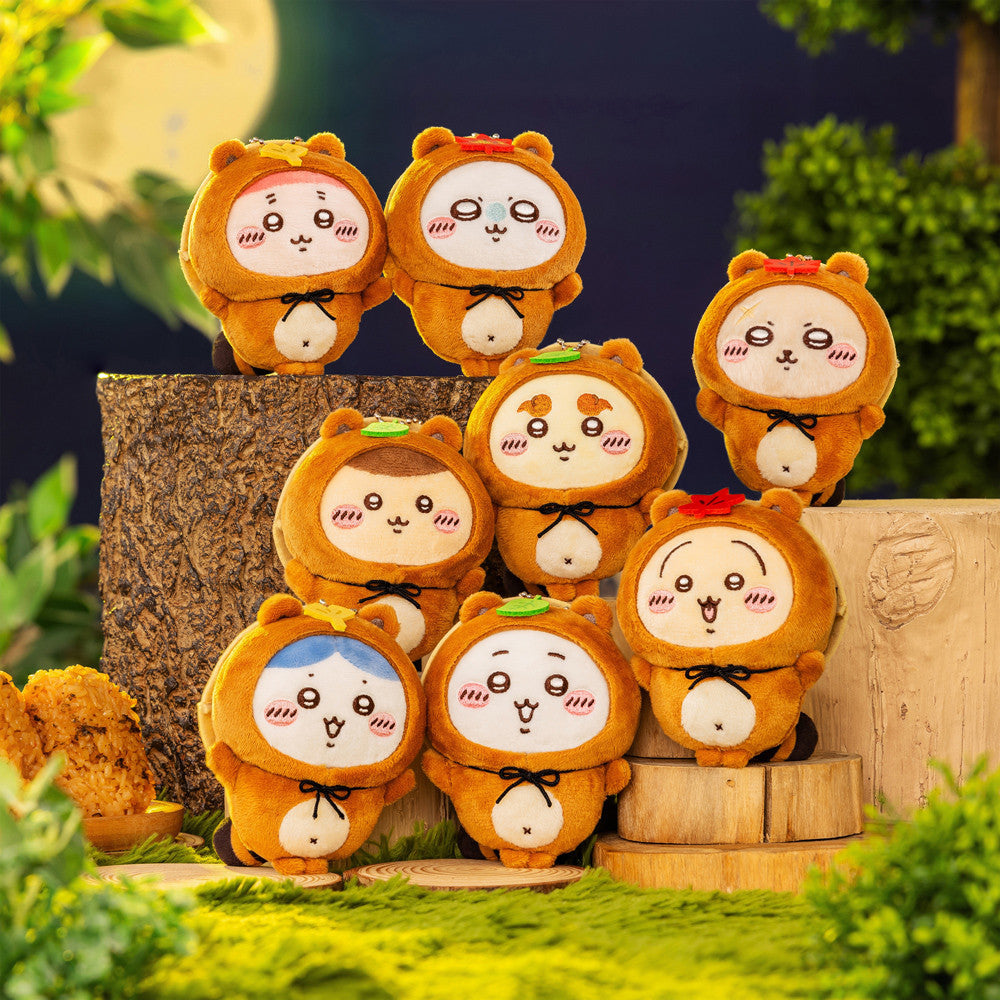 Chiikawa Tanuki Version Plush Keychain JP
