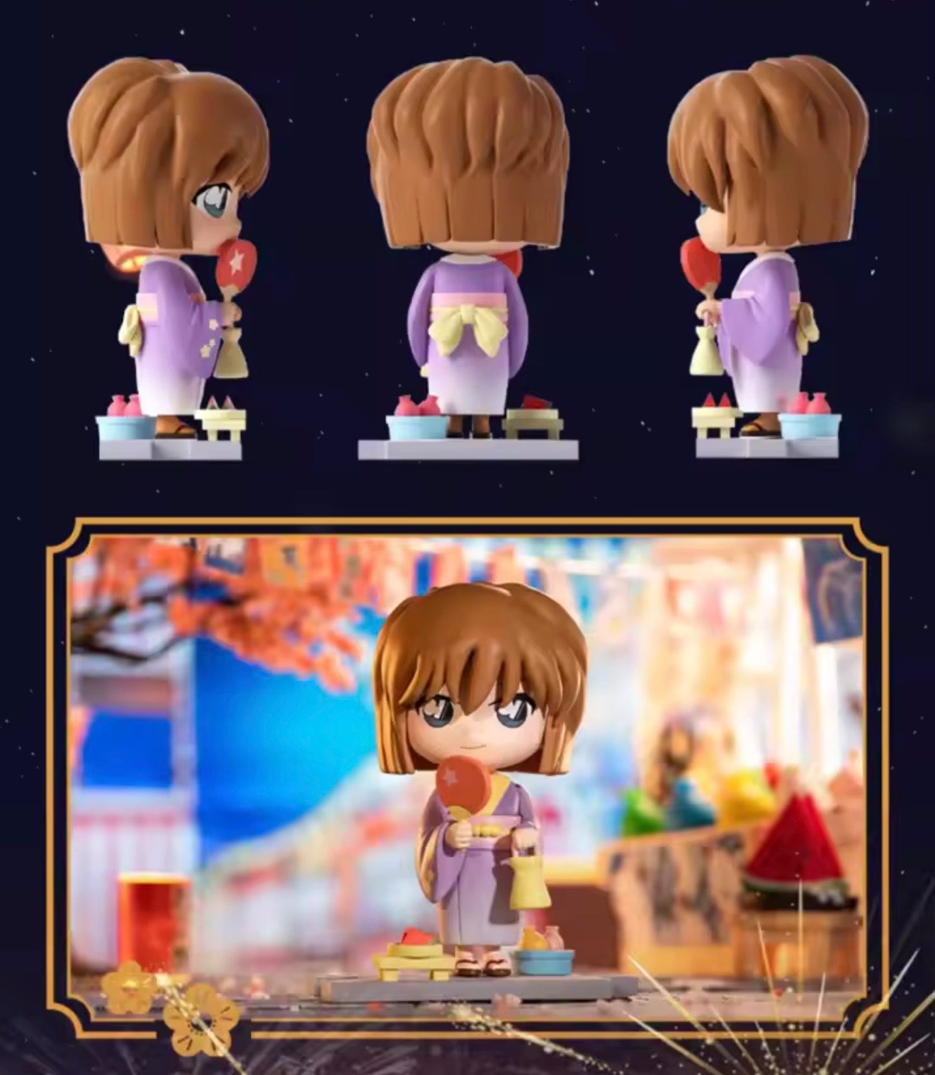 Detective Conan Festival Blind Box Figures (1 Random Box) Case Closed Ran Shinichi Conan Akai Haibara